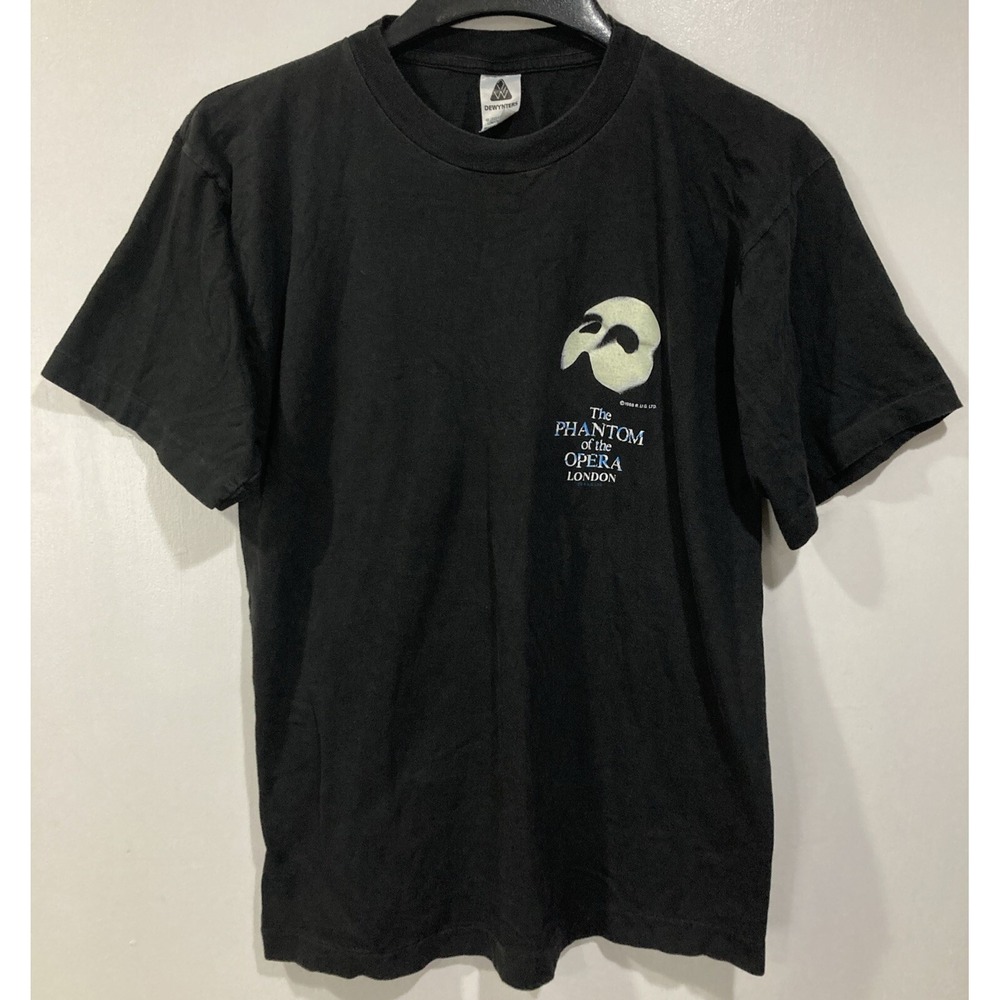 Rare VTG DEWYNTERS The Phantom of the‎ Opera London 1988 T Shirt 80s SMALL